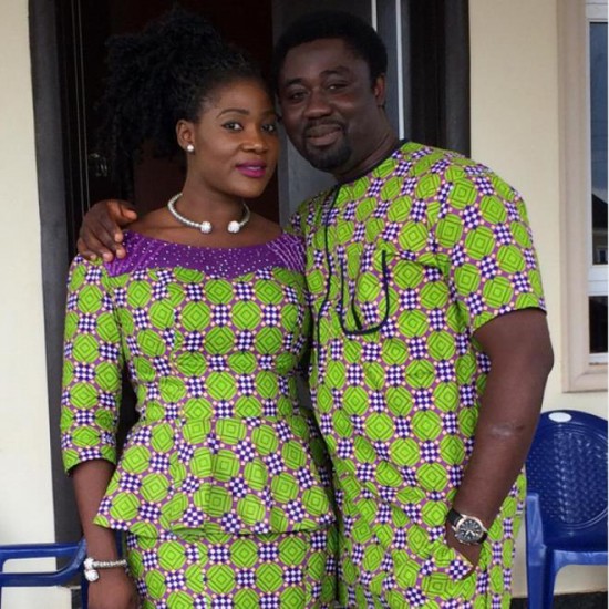 Mercy Johnson Okojie with her husband