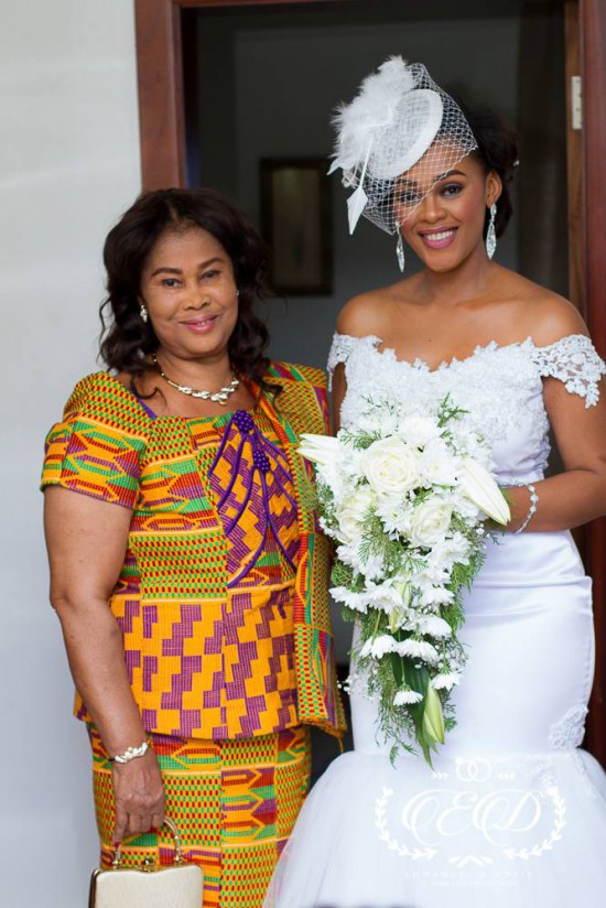 The bride and her mother