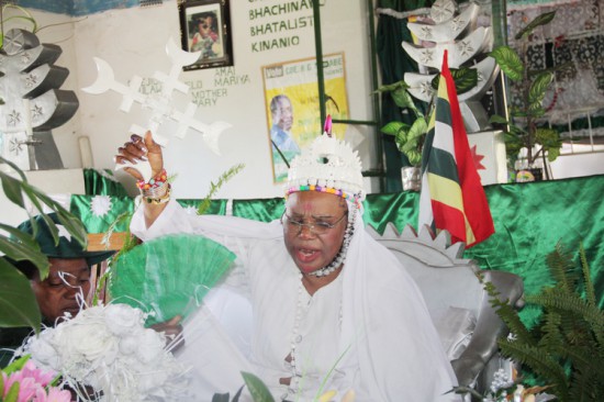 Mrs Entrance Nyanyete, believes she is Jesus Christ in Mudzimu Unoyera Sect in Chatiza Village, Mashonaland Central’s Guruve District of Zimbabwe.