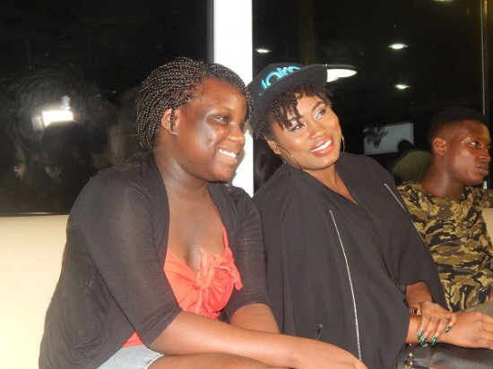 Lydia Forson and a fan