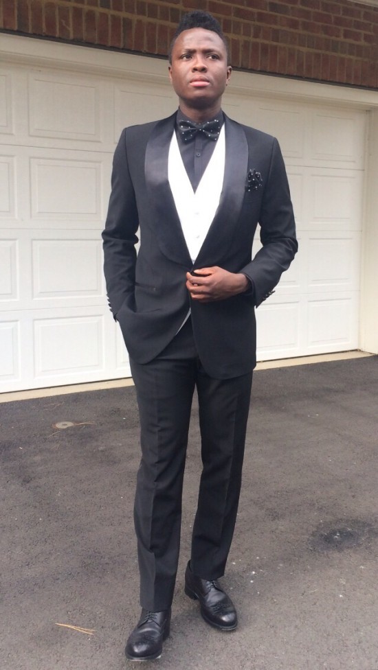 Samuel Inkoom dazzles in suit