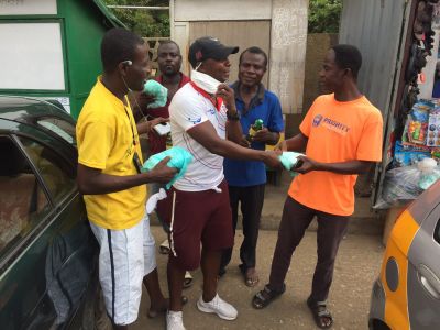 Liberty Professionals celebrate Christmas on the streets with fans