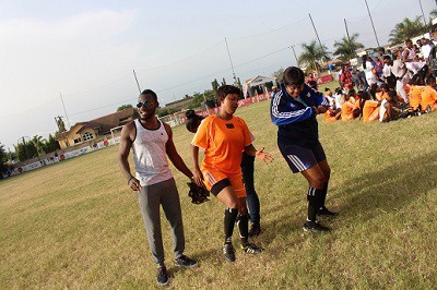 McBrown, Jessica saves Ghana  at female celebrity soccer Fiesta