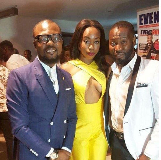 Stephanie Karikari with KOD and Adjetey Annang