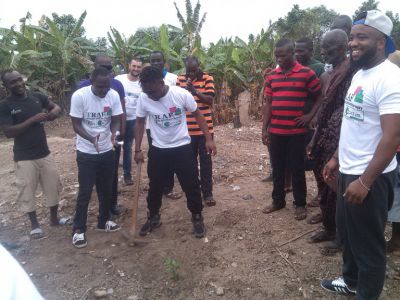 Trigmatic commissions school, KVIP for a village in Takoradi