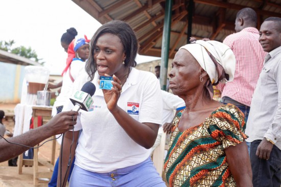 Scenes fron Bibi Bright's health screening in C/R