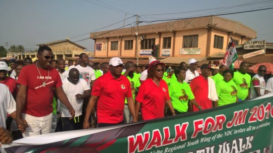 Hundreds of youth took part in the walk