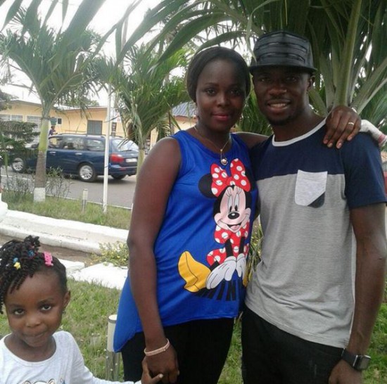 Kwaku Manu's wife and daughter