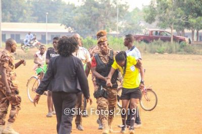 Female Ghanaian referee mercilessly beaten for not adding enough injury time