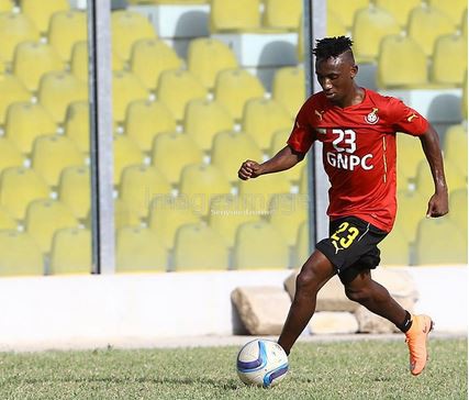 Harrison Afful was as lively in training

Photo Credit: Senyuiedzorm Awusi Adadevoh