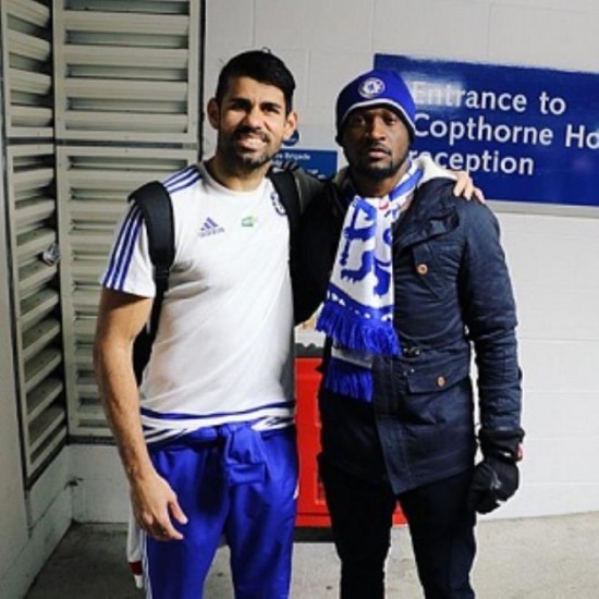 Peter Okoye meets Chelsea Star