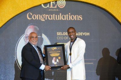 MTN Ghana CEO and MobileMoney Limited CEO awarded at 2023 Ghana CEO Vision and Awards