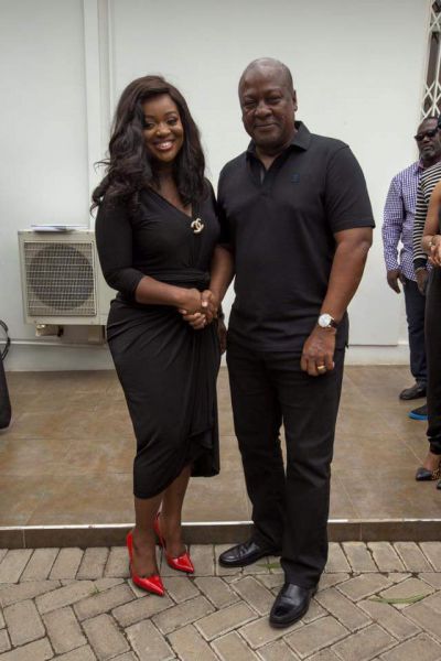 Personalities in the creative industry call on Mahama