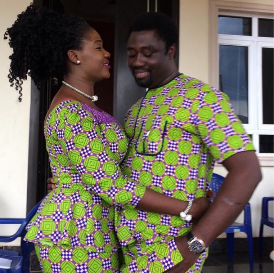 Mercy Johnson Okojie with her husband