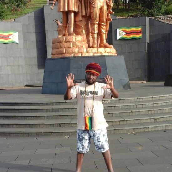 blakkrasta at the Heroes Acre in Harare, Zimbabwe