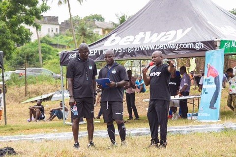 BTS Icon Stephen Appiah was in Takoradi