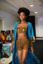 Victoria Michaels dazzles at the Afrique Fashion Night Italy