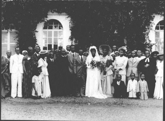 Theodosia Salome Okoh's Wedding in 1949