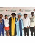 Wendy Shay graduates from the university with an HND