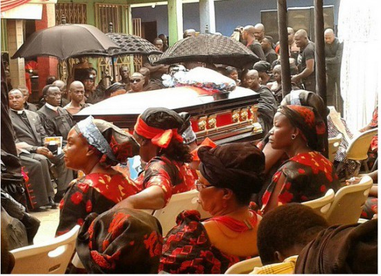 funeral of late manager, Isaac