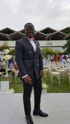 First pics from Giovani Caleb's white wedding