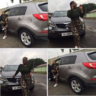 Moesha Boduong acquires 2015 KIA Sportage