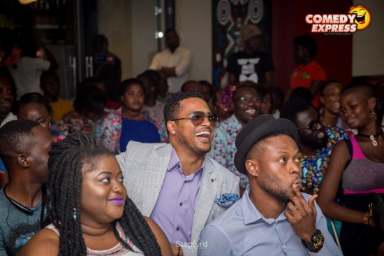 Scenes from DKB's comedy express