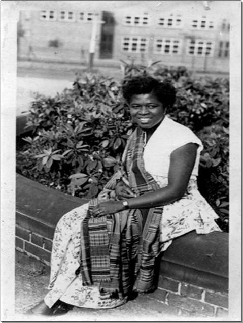 Theodosia S. Okoh in London, England 1951