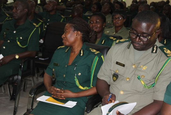 Cross-section of Senior Officers at the durbar