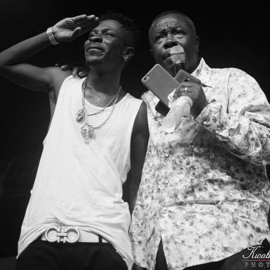 Shatta Wale and his father