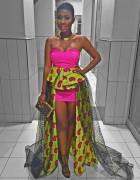 Selly Galley dazzles in african wear at movie premiere