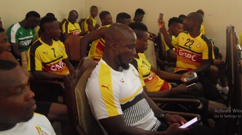 Team coordinator and former skipper Stephen Appiah