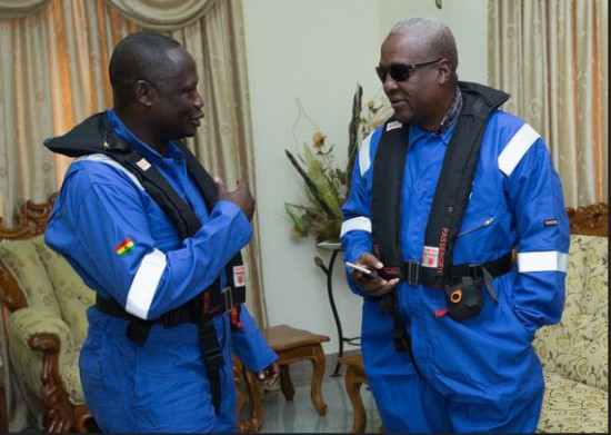 President Mahama off to commission the John Evans Atta Mills FPSO.