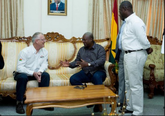 President Mahama off to commission the John Evans Atta Mills FPSO.