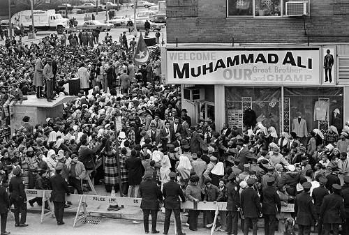 Muhammad Ali. Harlem. 1974.