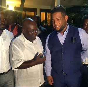 D-Black meets Nana Akufo-Addo