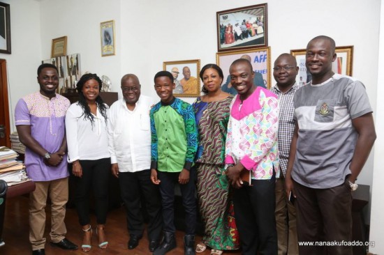 Abraham Attah and his management with Nana Addo