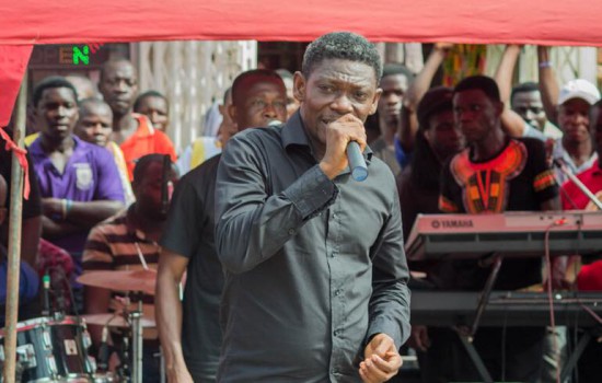 Agya Koo performing at the Celebration
Photocredit: UTV Ghana, Facebook