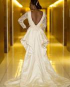 Fans slam Ini Edo's 'wedding look alike' gown at AMVCA