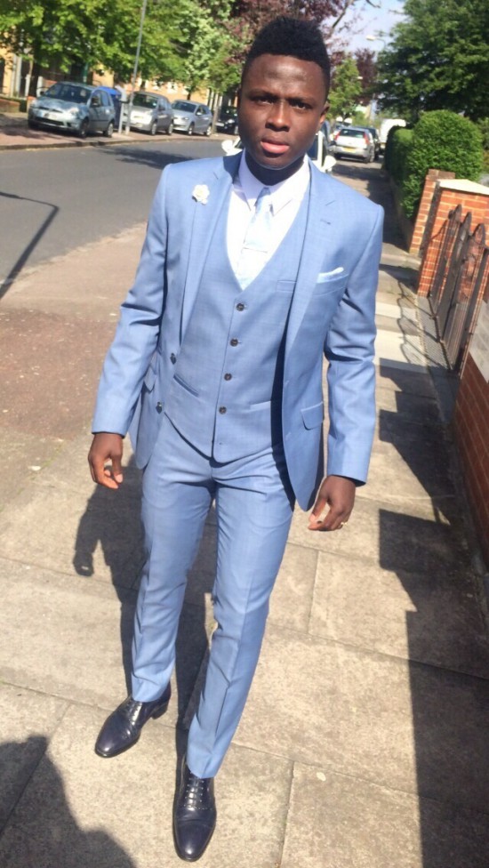 Samuel Inkoom dazzles in suit