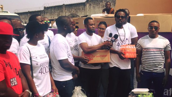 Kwaw Kese feeds 4000 inmates