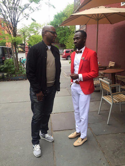 Okyeame Kwame confers with David Miller