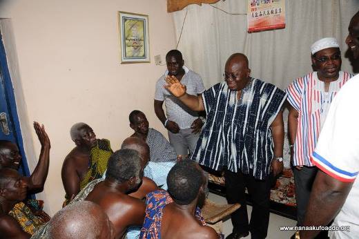 Akufo-Addo visits community leaders