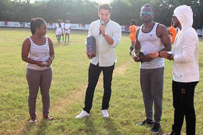 McBrown, Jessica saves Ghana  at female celebrity soccer Fiesta