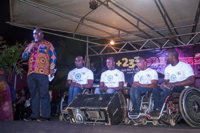 Hundreds turn up to support Okyeame Kwame's 'Music and Wheels'