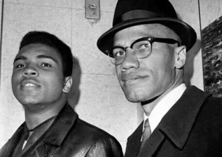 Muhammad Ali with Malcolm X