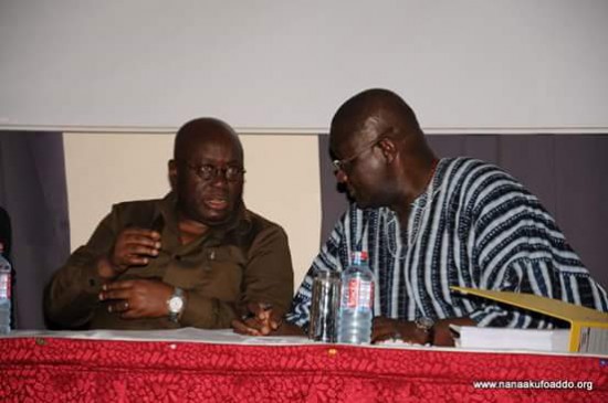 Akufo-Addo in a chat with Paul Afoko