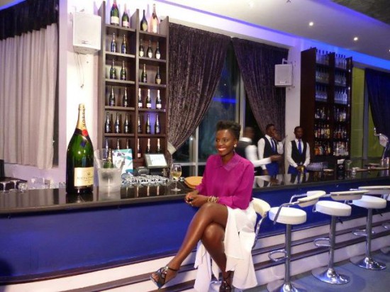 Zainab(Maame Adjei) at the bar