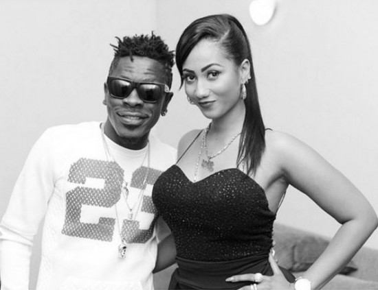 Mona aka Hajia 4 real and Shatta Wale