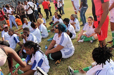 McBrown, Jessica saves Ghana  at female celebrity soccer Fiesta